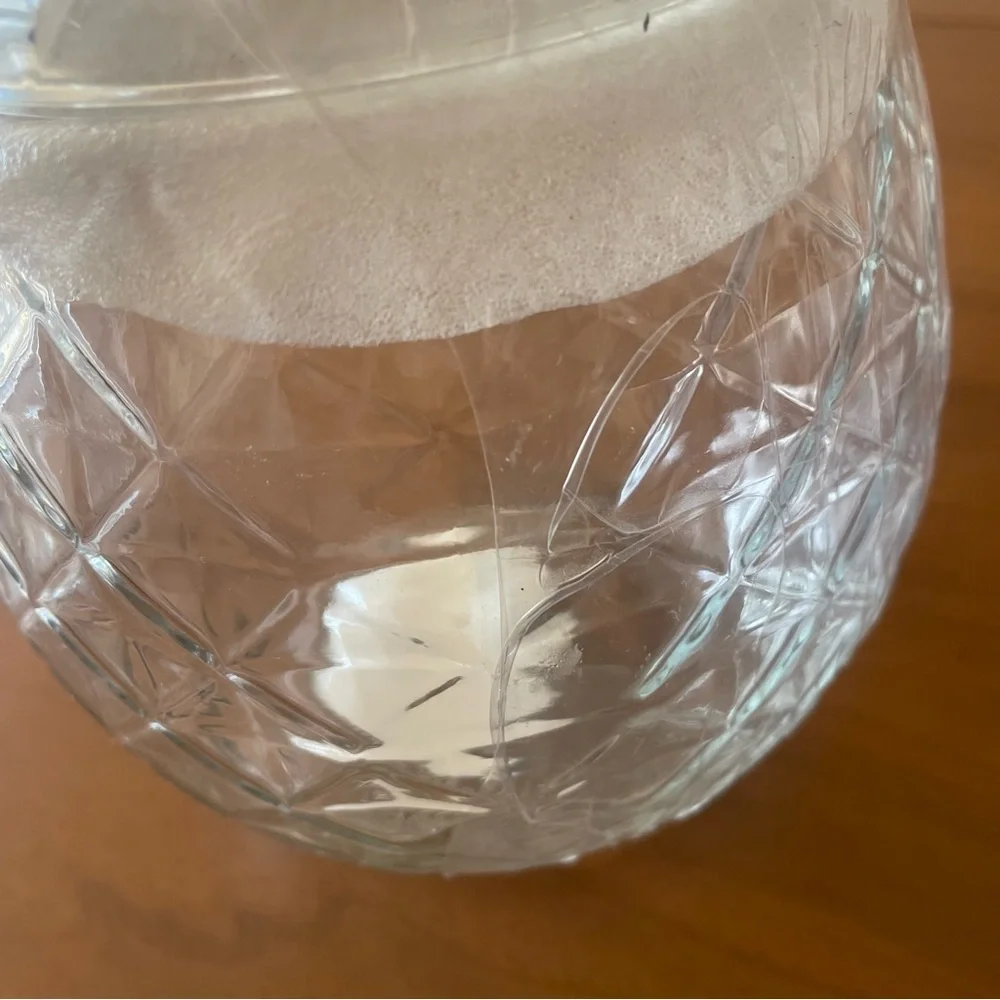 Clear Glass Egg Jar Container Target Bullseye Playground 2024 New